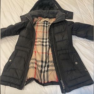 Best Burberry winter coat . Black
